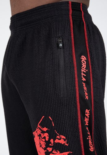 Buffalo Old School Workout Pants - Schwarz/Rot
