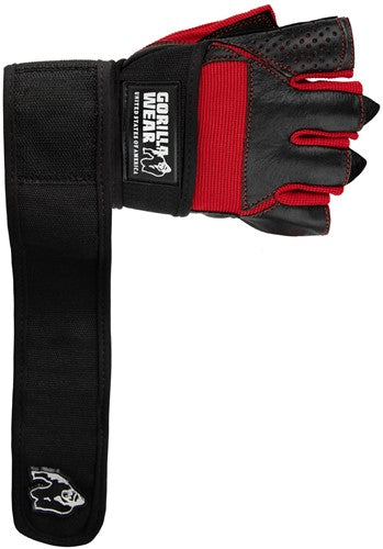 Dallas Wrist Wrap Gloves - Rot