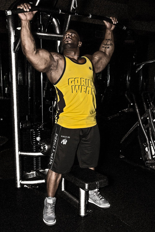 Functional Mesh Shorts - Schwarz/Rot