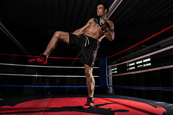 Functional Mesh Shorts - Schwarz/Weiss