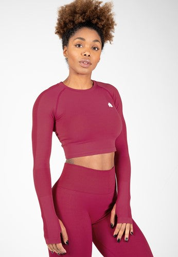 Hilton Seamless Long Sleeve - Fuchsia