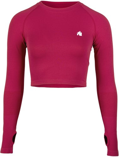 Hilton Seamless Long Sleeve - Fuchsia