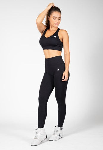 Hilton Seamless Sports Bra - Schwarz