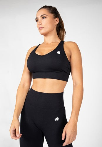 Hilton Seamless Sports Bra - Schwarz