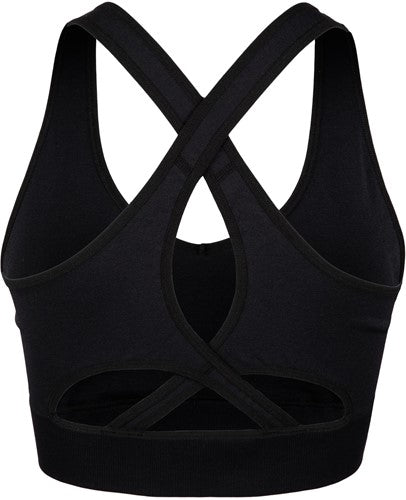 Hilton Seamless Sports Bra - Schwarz