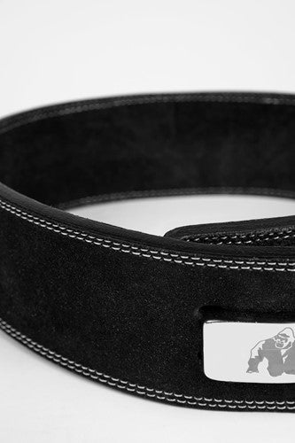 Gorilla Wear 4 Inch Leder Gurt - Schwarz