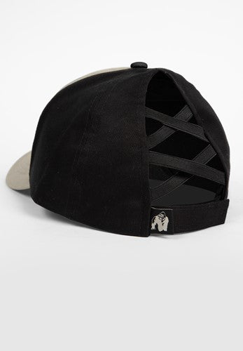 Sharon Ponytail Cap - Beige/Schwarz