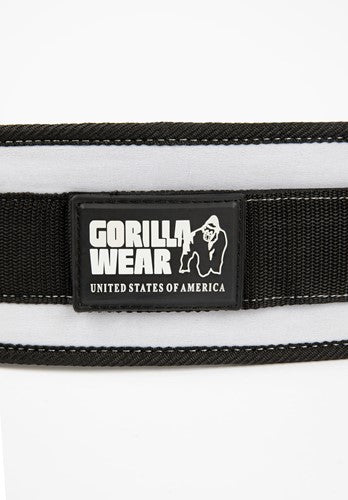 4 Inch Women’s Lifting Belt – Schwarz/Weiß