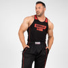 Wallace Tank Top - Schwarz/Rot