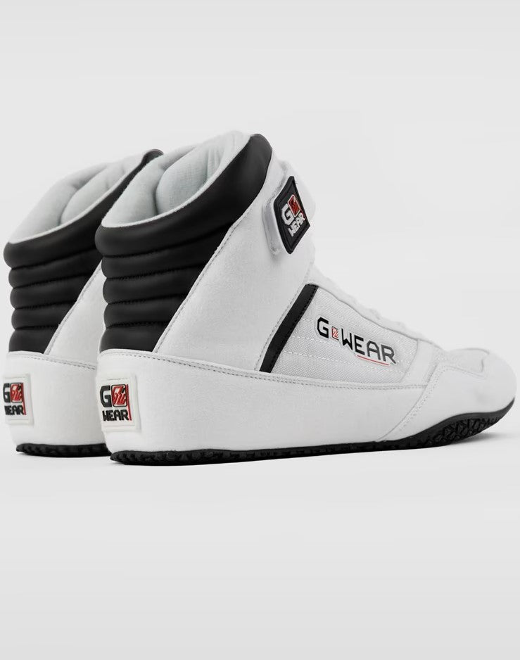 Gorilla Wear Gwear Pro High Tops Sportschoenen - Rood/Zwart - 48 Gorilla Wear Gwear Pro High Tops Sportschoenen - Rood/Zwart - 48