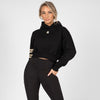 Tracey Cropped Hoodie - Schwarz
