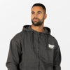 Classic Oversized Zipped Hoodie - Grau