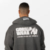 Classic Oversized Zipped Hoodie - Grau