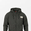 Classic Oversized Zipped Hoodie - Grau