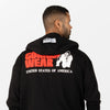 Classic Oversized Zipped Hoodie - Schwarz