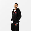 Classic Oversized Zipped Hoodie - Schwarz