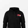 Classic Oversized Zipped Hoodie - Schwarz
