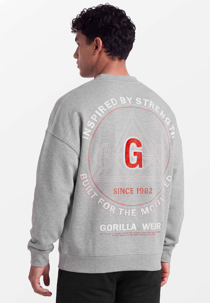 Leeds Oversize Sweater Grau