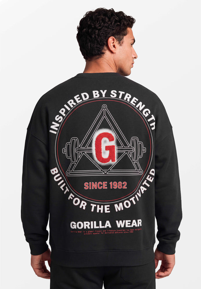 Leeds Oversize Sweater Schwarz