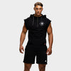 Huntley Sleeveless Hoodie - Schwarz