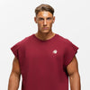 Bouse Cut Off Tank Top - Bordeaux
