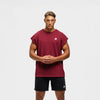 Bouse Cut Off Tank Top - Bordeaux