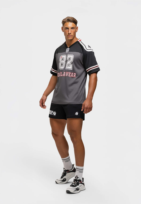 Tyler Football Jersey - Schwarz/Weiss