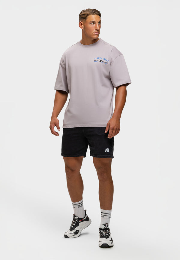 Macon Oversized T-Shirt Grau