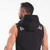 Marshall Sleeveless Hoodie - Schwarz