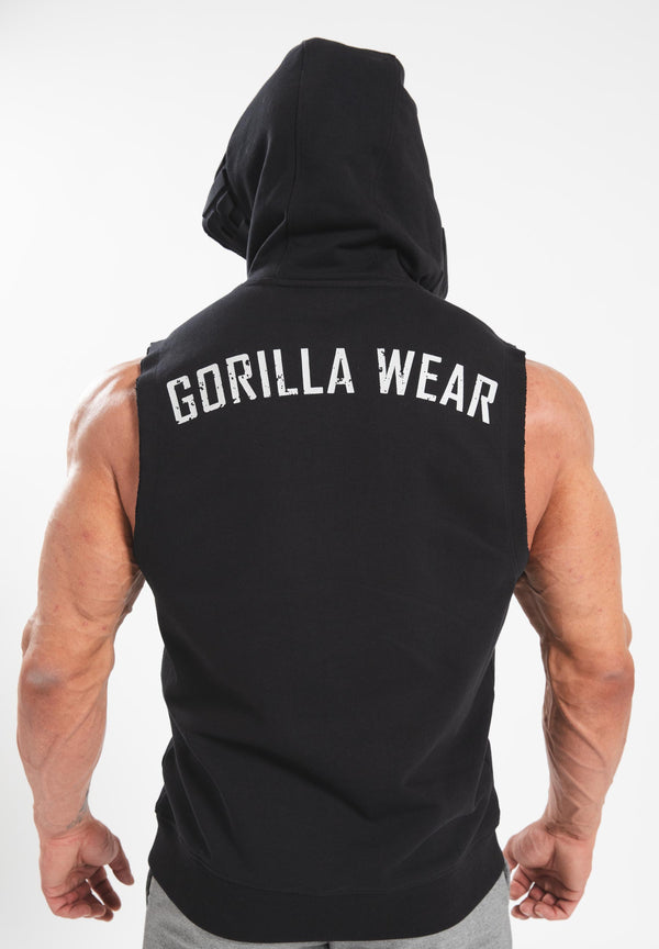 Marshall Sleeveless Hoodie - Schwarz