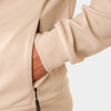 Harvey Track Hoodet Jacket - Beige