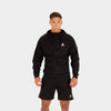 Harvey Track Hoodet Jacket - Schwarz