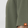 Idaho Oversized Waffle T-Shirt - Armee Grün