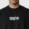 Idaho Oversized Waffle T-Shirt - Schwarz