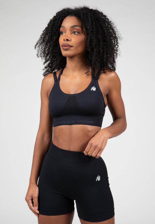 Whitney Seamless Sports Bra - Schwarz