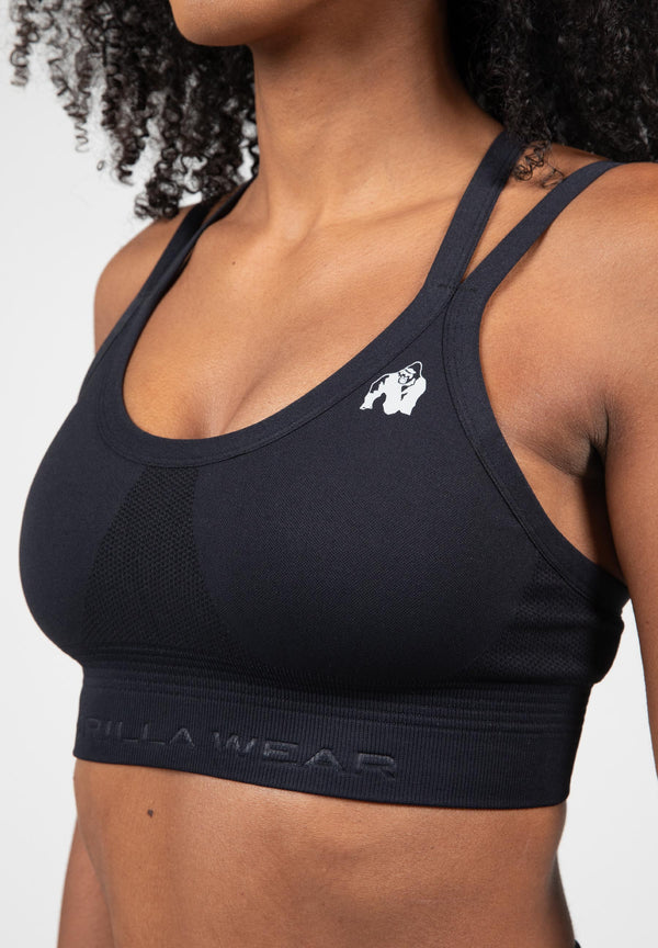 Whitney Seamless Sports Bra - Schwarz