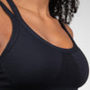 Whitney Seamless Sports Bra - Schwarz