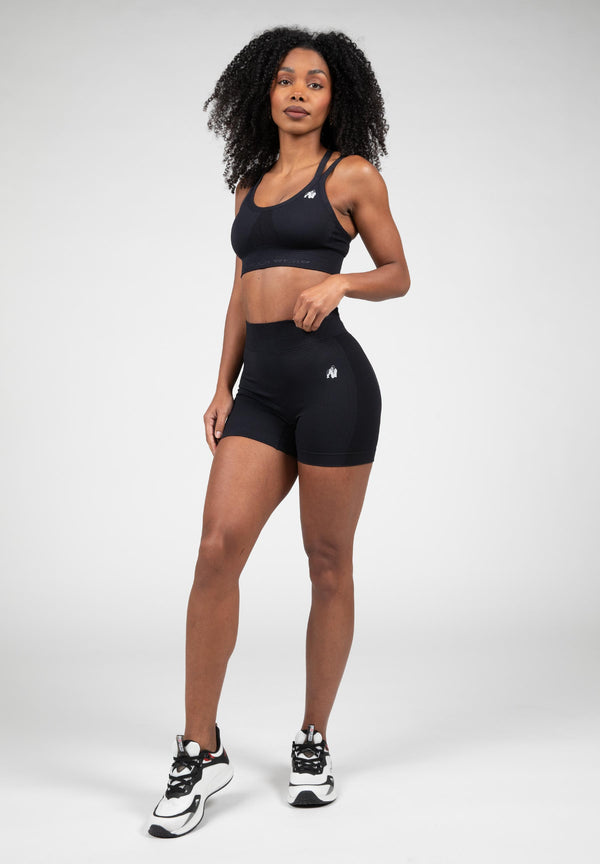 Whitney Seamless Sports Bra - Schwarz