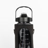 Water Bottle With Sleeve 2L - Schwarz