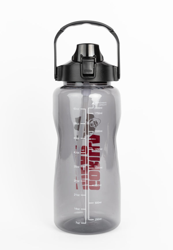 Water Bottle With Sleeve 2L - Schwarz