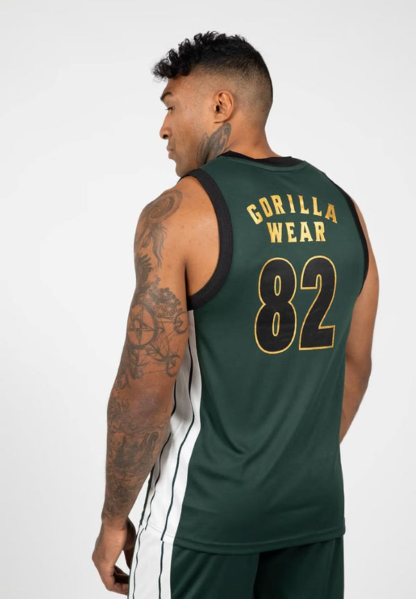 Orlando Jersey Tank Top - Grün/Gold