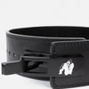 4 Inch Carbon Leather Lever Belt - Schwarz