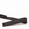 Padded Silicone Lifting Straps - Schwarz