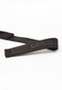 Padded Silicone Lifting Straps - Schwarz