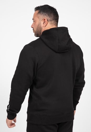 Leon Zip Hoodie - Schwarz