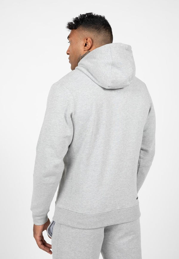 Leon Zip Hoodie - Grau