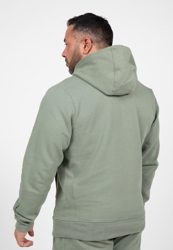 Leon Zip Hoodie - Grün