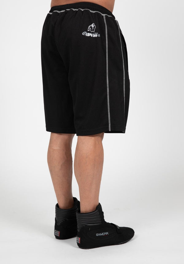 Marlow Mesh Shorts - Schwarz/Grau