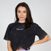 Medina Oversized T-Shirt - Schwarz Meliert