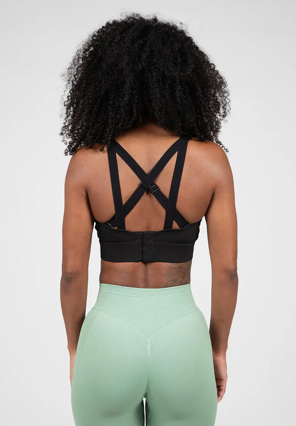 Riley High Support Sport Bra - Schwarz